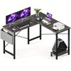 New L Shaped Computer Lab Desk Gaming Table Pc Computer