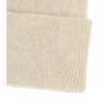 Lallier 100% Pure Cashmere Ribbed Cuffed Hat Warm Soft with