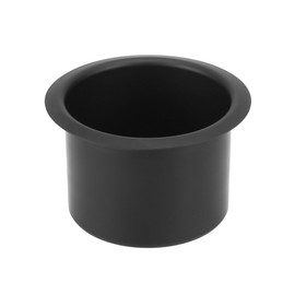 X AUTOHAUX Aluminum Alloy Bottle Cup Drink Holder Insert Black for Marine Boats