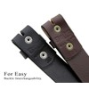 BS1050-32MM One Piece Full Genuine Leather Belt Strap - 1-1/4"