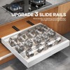 Seinloes 2 Pack Expandable Pull Out Cabinet Organizer 21"Deep With