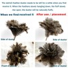 Feather Duster, Feather Dusters for Cleaning Ddzmz Fluffy Natural Genuine