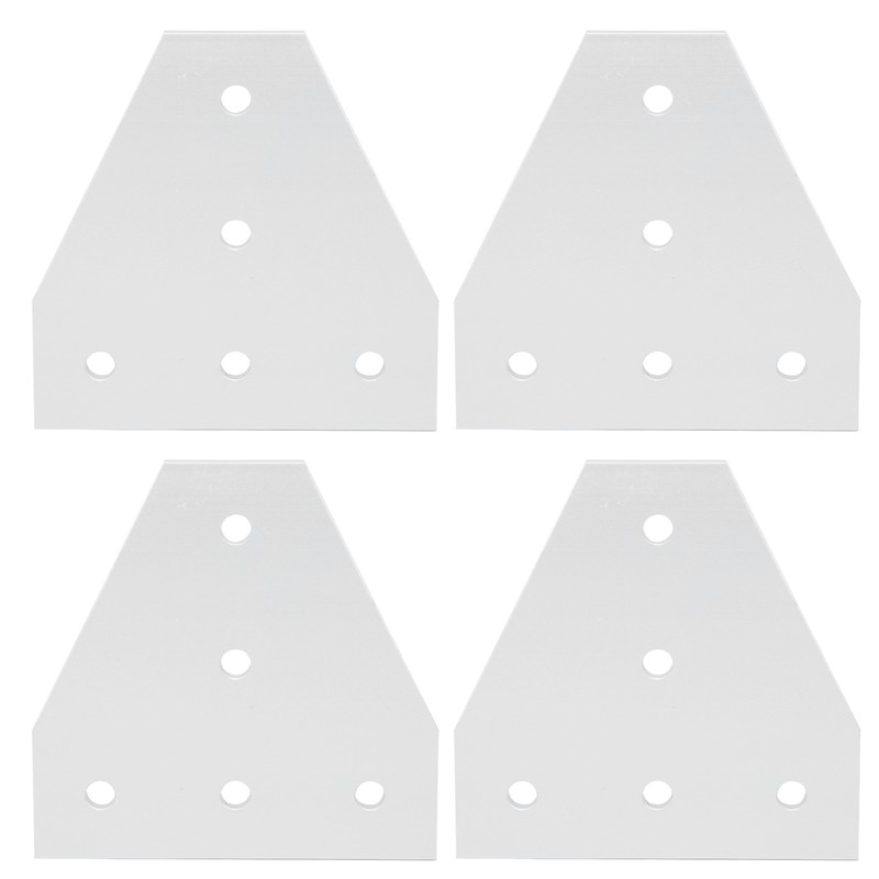 203040 T Shape Joining Plate Aluminium Alloy 5‑Hole Joint Bracket