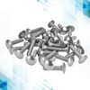 30Pcs M8x1.25 Screw Bolt A2 Stainless Steel Cup Square Coarse