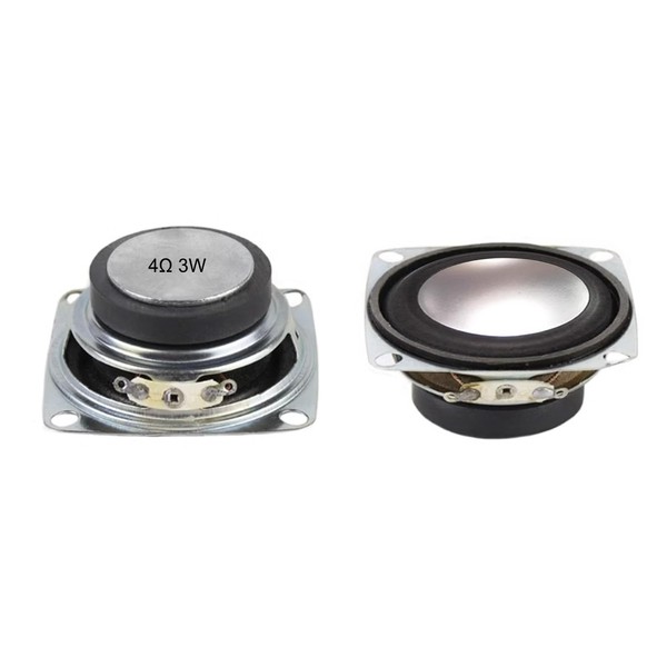 ISolderStore Pack of 2pcs 2" 4Ohm 3W Full Range Audio