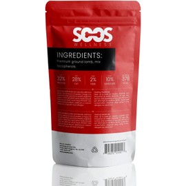 SOOS Lamb Dog Treats Training Dog Treats Dog Chews Cat Treats All Natural Dogs and Cats Wellness Treat for Pets - 1x Pack 113gr / 4oz