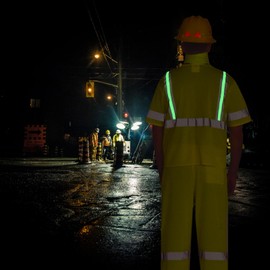 A-SAFETY High vis Reflective Mesh safety Vest ANSI Class 3