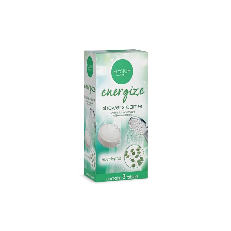 Elysium Spa Shower Steamers Infused with Essential Oils – Eucalyptus