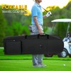 DAREKUKU Soft-Sided Golf Travel Bag for Airlines with Detachable Shoulder
