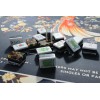 Engraved 4-Layer American Mahjong Set, Boutique 160-Tile Leopard Print, Designer