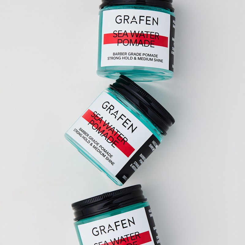 graphene Graphen, a water-based pomade wax with good cleaning power,