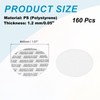 PATIKIL 40mm/1.57" Foam Lid Liner, 160Pcs Adhesive Round PS Pressure