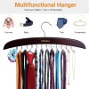 Ohuhu Tie Organizer, Ohuhu 24 Hook Tie Hanger Rack for