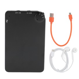 Digital Voice Recorder Professional Noise Reduction MP3 Voice Activated Recording Device with Playback for Meeting Interview 16GB