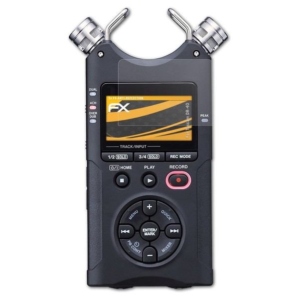 atFoliX FX-Antireflex Screen Protector for Tascam DR-40 Anti-Glare Pack of