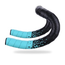 COZENTA Bicycle Bar Tape Drop Handle Road Bike with End Plug Left and Right Set (Sky Blue)