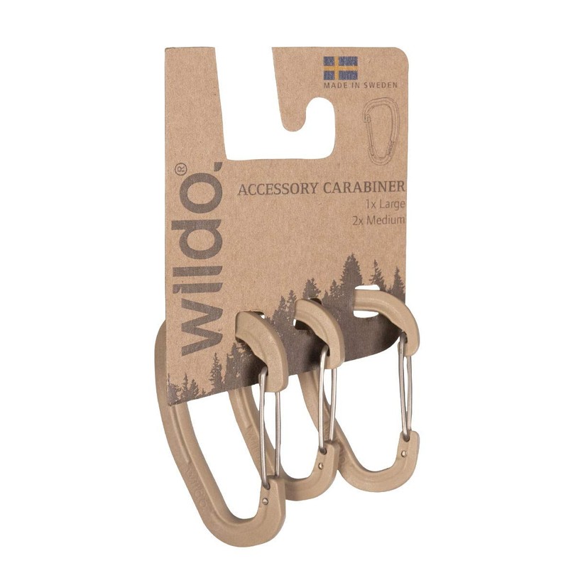 Wildo Mil-Tic Carabiner Set 15920105 Carabiner Set Coyote One Size