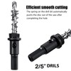 Hole Saw 130 mm, M42 HSS Hole Drill Set Bi-Metal
