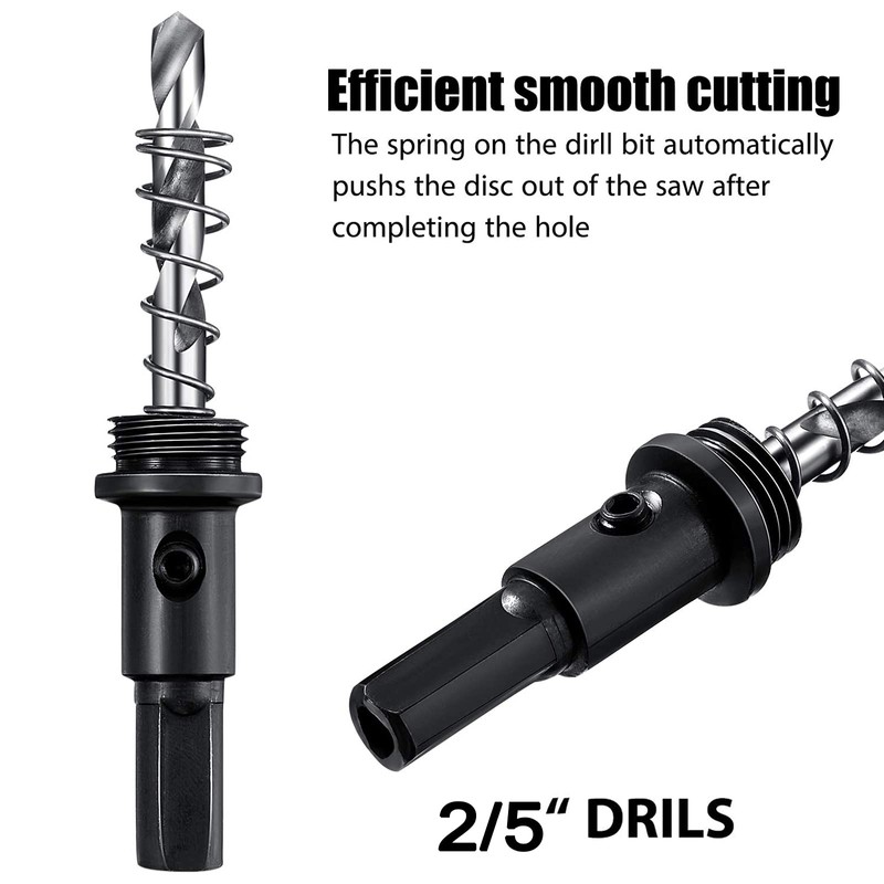 Hole Saw 130 mm, M42 HSS Hole Drill Set Bi-Metal