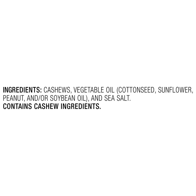 Nut Harvest, Sea Salted Whole Cashews, 2.25 Ounce (Pack of