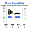 CY DVI Male to HDMI Female Adapter 90 Degree Up