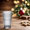 Hobnail Drinking Glasses Set Of 4-18 oz Water Glass, Unleaded