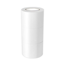 Xrkuu White Electrical Tape 3 Rolls, 50mm x 15m White Insulation Tape, Waterproof PVC Electric Tape for Wire Projects, Insulating and Repair Broken Wires, DIY Projects