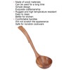 Gavigain Wooden Ladle 3 fl oz Long Handle Soup Spoon