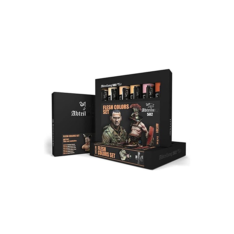 Abteilung 502 Oil Set ABT301 Flesh Colours Set (6 x