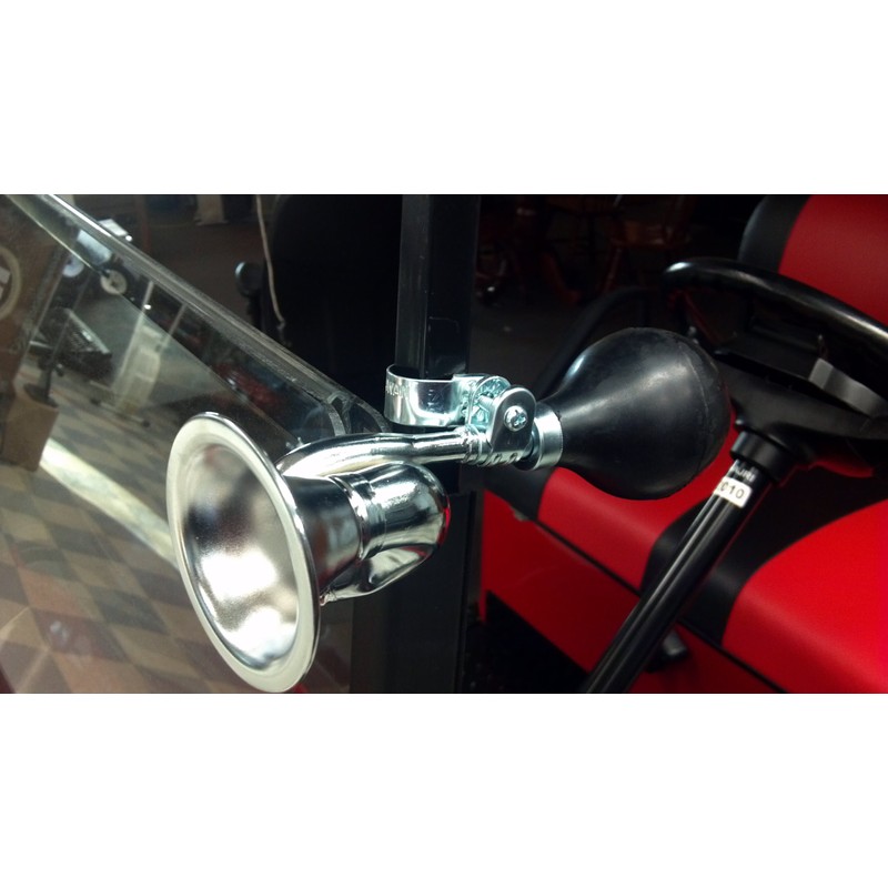 Universal Golf Cart/Boat/Rv/Bicycle/Car Or Truck Old Fashion Chrome Bugle Horn