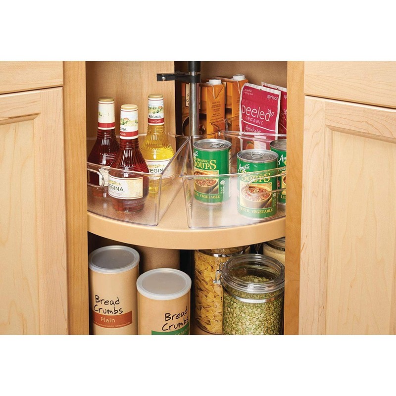 Oubonun Lazy Susan Organizers Set of 6, 10.2”x 9.4”x 4”