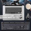 Charging Keyboard Mouse, Backlit Gaming Mice and Keyboard Combo Wireless
