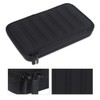 Harmonica Case for Multiple Harmonicas, Pu Leather Zippered Harmonica Carrying