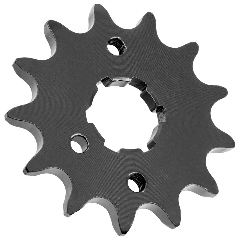Caltric Black Drive Chain And Sprockets Kit for Yamaha Warrior