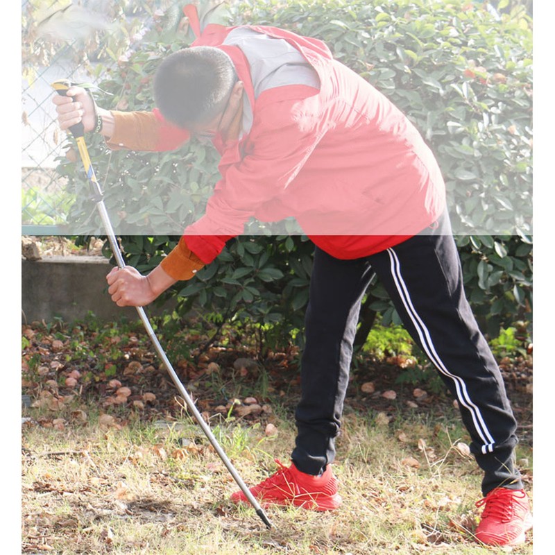 Hiking Stick Aluminum Alloy Portable Lightweight Telescopic Walking Stick for