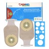 Kit 20 Bolsas Para Colostomia Osto System Adulto Drenable