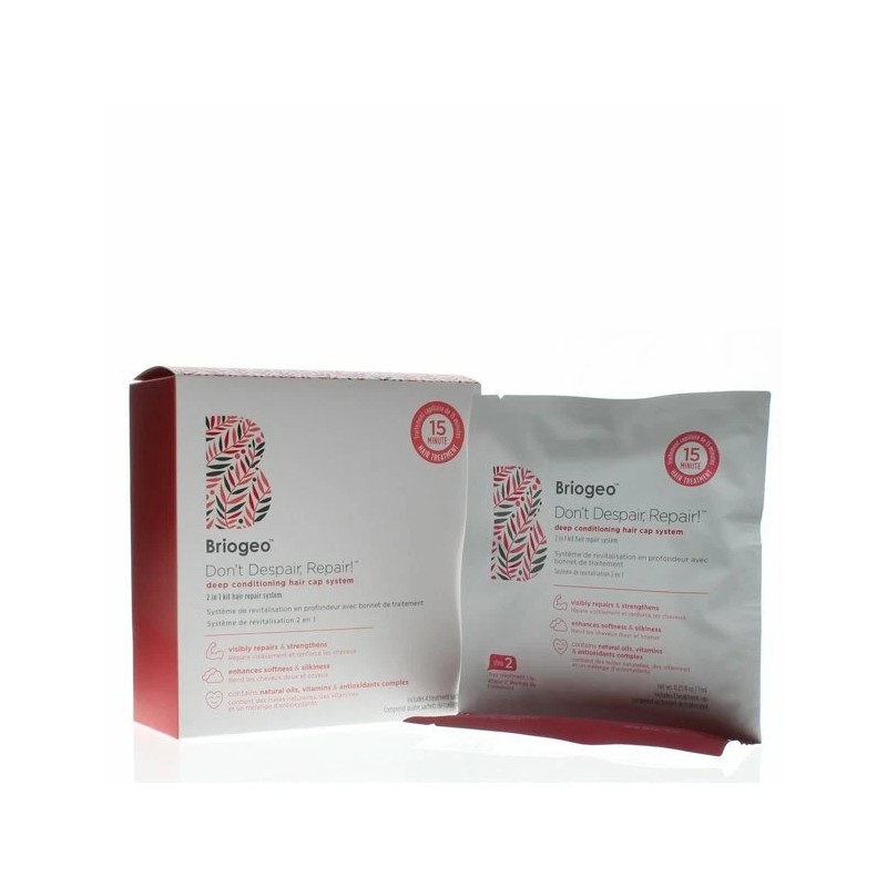 Briogeo Don't Despair Repair Deep Conditioner Hair Cap System, 4
