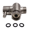 Shower Arm Diverter Valve for Hand Held Showerhead and Fixed