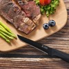 UPTRUST Steak Knives Set of 6, High-Carbon Stainless Steel Serrated