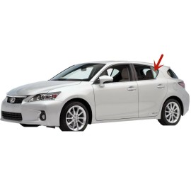 NAGD Fits 2011-2018 Lexus CT200 CT200h Driver Left Side Rear Vent Window Glass