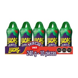 Lucas Muecas paleta dulce sandi 10 piezas de 24g - 240g