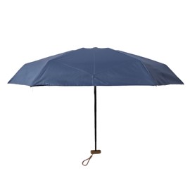 Dual Use Mini Umbrella with Storage Bag Lightweight UV Protection Compact Umbrella for Sun and Rain 5.5in Blue