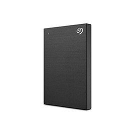 Seagate Backup Plus Slim STHN2000400 2 TB Portable Hard Drive - External - Black