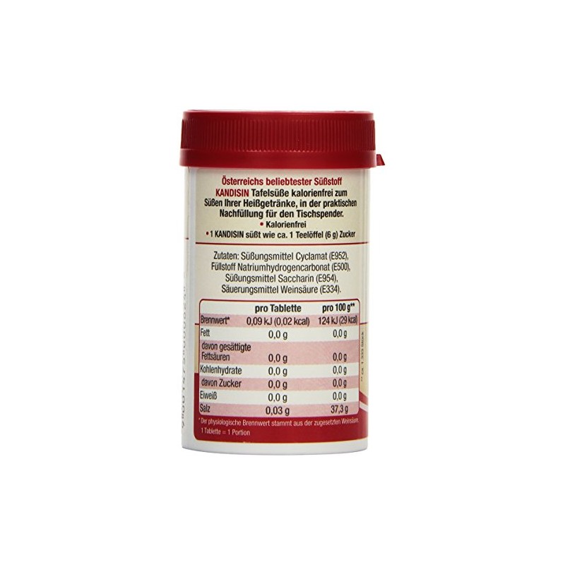 Kandisin Refill Pack 1200 Tablets Pack of 3 x 90