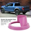 6.5in 2 Pcs Purple Car Speaker Baffle Kits Silicone Horn