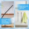 2PCS Silicone Straw Brushes Silicone Straws Cleaner, 6mm+8mm Extra Long