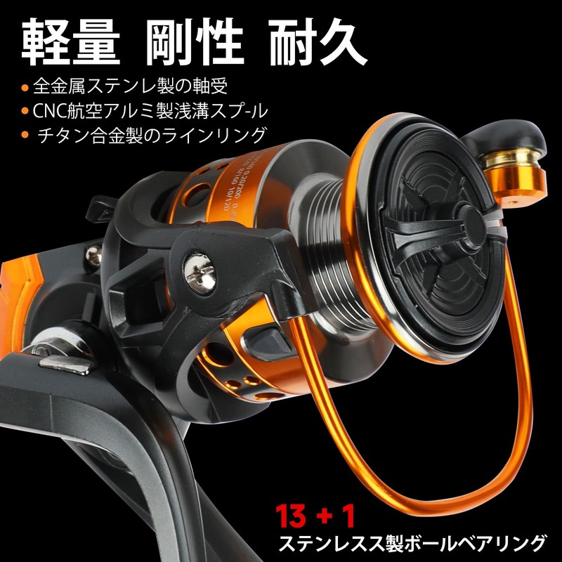 Sanrike Spinning Reel 3000 Eging Reel, 5.2:1 High Speed Gear
