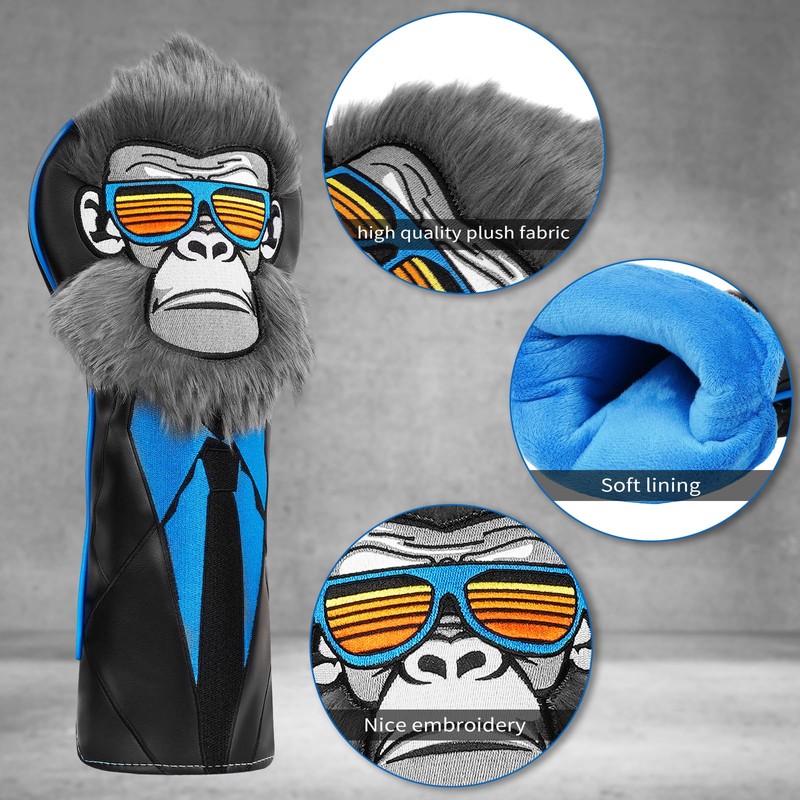 Gorilla Plush Golf Driver Headcover