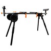 WEN Miter Saw Stand, Collapsible and Rolling with 3 Onboard