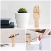 Belle Vous Flexible Left & Right Wooden Hand Model Figures